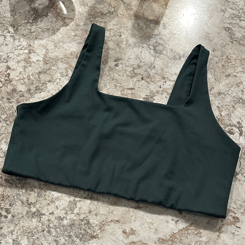 Girlfriend Collective Dark Green Tommy Bra